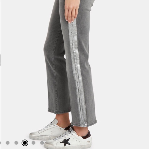 Le High Straight Tux Stripe Jean - Picture 3 of 4